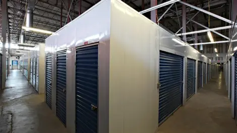 Indoor storage units at Air N Space storage.