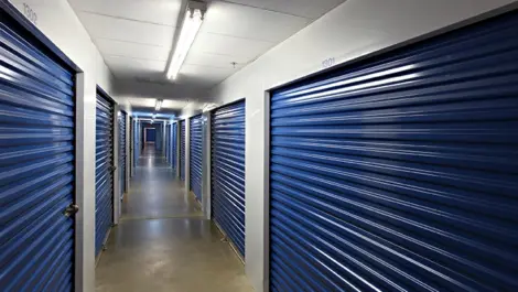 Indoor storage units at Self Storage Plus - Ball Street.