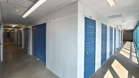 Indoor storage units at Self Storage Plus - Ball Street.