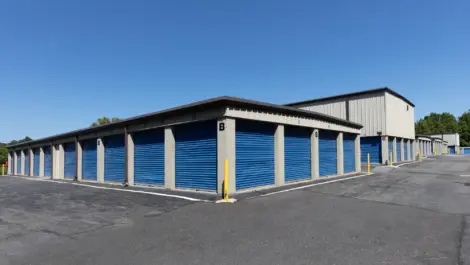 Outdoor storage units at Self Storage Plus - Baltimore Ave.