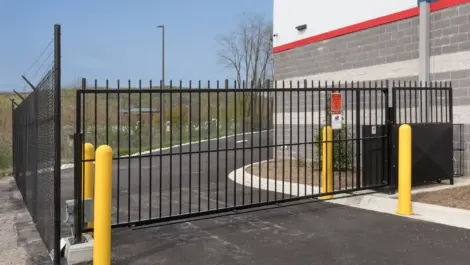 Gate entrance at Self Storage Plus - Beaver Dam.