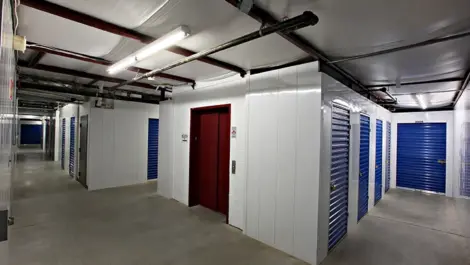 Indoor storage units at Self Storage Plus - Bel Air.