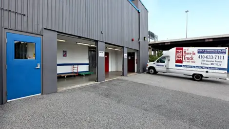 Loading bay of Self Storage Plus - Canton.