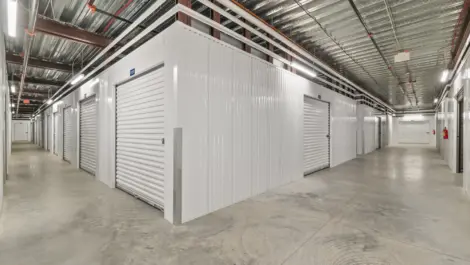 Indoor storage units at Self Storage Plus - Cascades.