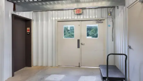 Exit doors at Self Storage Plus - Charles Town.