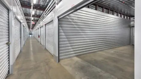 Indoor storage units at Self Storage Plus - Cosner.