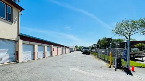 Drive-up storage units at Self Storage Plus on 5 Douglas Ct.