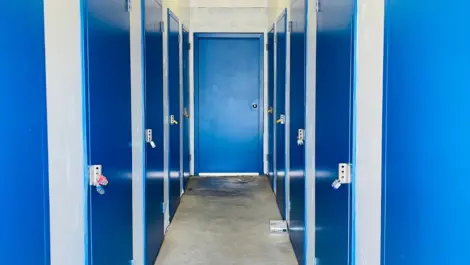 Indoor storage units at Self Storage Plus on 5 Douglas Ct.