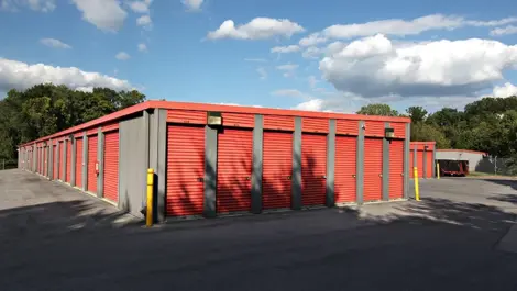 Drive-up storage units at Self Storage Plus - Freestate.