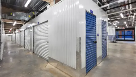 First floor indoor storage units.