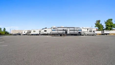 Outdoor RV parking.