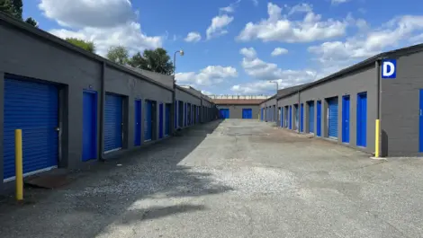 Rockville Self Storage outdoor storage units.