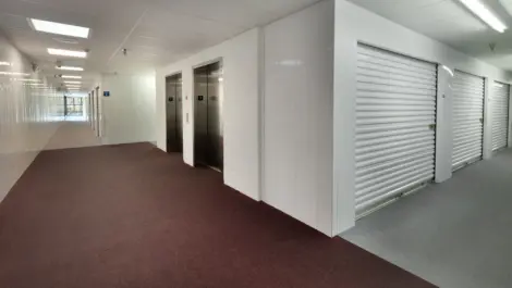 Kensington Self Storage elevators with indoor units.