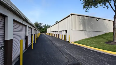 Seabrook Self Storage outdoor storage units.