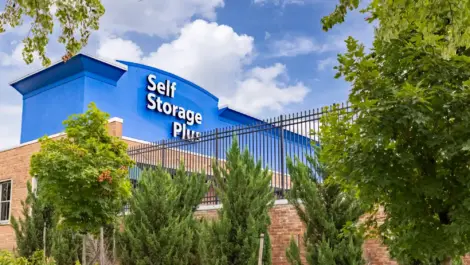 Self Storage Plus Southern ave exterior photo with gate.