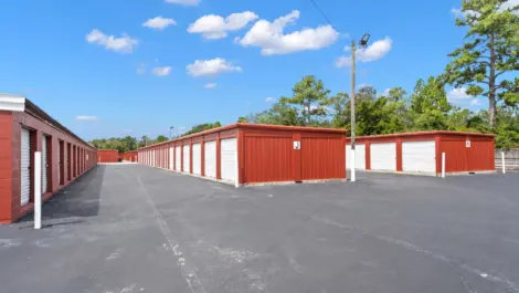 Southport Self Storage outdoor units.